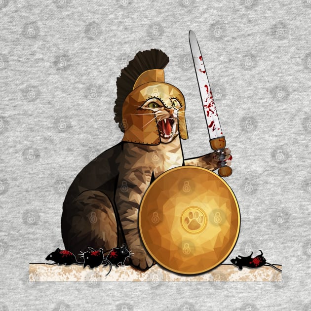 Spartan cat by cristianvan